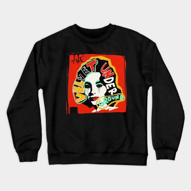 Velvet underground Crewneck Sweatshirt by sheltonartco